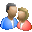 Personen Icons für Vista software