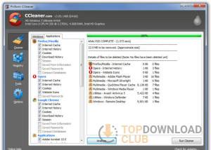 CCleaner download screenshot