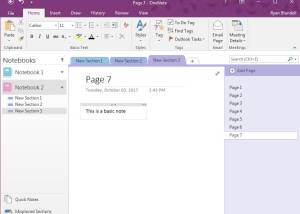 Microsoft OneNote 2016 download screenshot