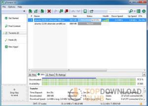 uTorrent (µTorrent) download screenshot