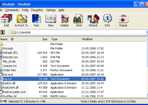 WinRAR (x64) download screenshot