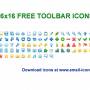 16x16 Free Toolbar Icons 2013.1 screenshot