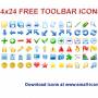 24x24 Free Toolbar Icons 2013.2 screenshot