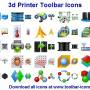 3D Printer Toolbar Icons 2013.1 screenshot