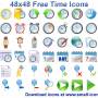 48x48 Free Time Icons 2013.1 screenshot