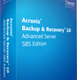 Acronis Backup and Recovery 10 Advanced Server SBS Edition build 11639 screenshot
