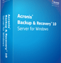 Acronis Backup & Recovery 10 Server for Windows build 11133 screenshot