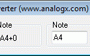 AnalogX Frequency Converter 1.03 screenshot