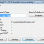 AnalogX K-LOC Calculator 1.01 screenshot