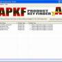 APKF Product Key Finder 2.7 screenshot