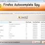 Autocomplete Spy for Firefox 2.0 screenshot