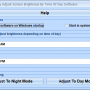Automatically Adjust Screen Brightness By Time Of Day Software 7.0 screenshot