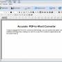 Boxoft PDF to DOC Converter 2.0 screenshot
