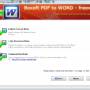 Boxoft PDF to Word 2.0 screenshot