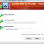 Boxoft PDF to Word 2.0 screenshot