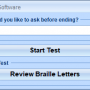 Braille Alphabet Trainer Software 7.0 screenshot