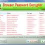 Browser Password Decryptor 15.0 screenshot