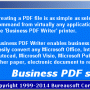 Business PDF Writer 3.12 screenshot