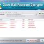 Clawsmail Password Decryptor 1.0 screenshot