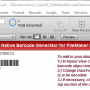 Filemaker Code 39 Generator 18.03 screenshot