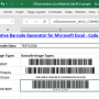 Excel Code 39 Barcode Generator 17.07 screenshot