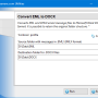 Convert EML to DOCX for Outlook 4.21 screenshot