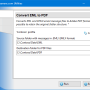 Convert EML to PDF for Outlook 4.21 screenshot