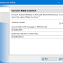 Convert MSG to DOCX for Outlook 4.21 screenshot