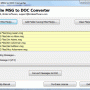 Convert MSG to Word 3.2 screenshot