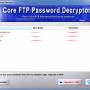 Core FTP Password Decryptor 3.0 screenshot