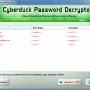 Cyberduck Password Decryptor 3.0 screenshot