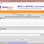 Datavare MSG to MHTML Converter 1.0 screenshot