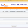 Datavare MSG to NSF Converter 1.0 screenshot