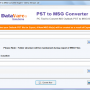 DataVare PST to MSG Converter Expert 1.0 screenshot