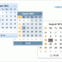 dhtmlxCalendar :: JavaScript DatePicker 5.0 screenshot