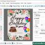 Digital Birthday Card Printing Software 12.8 screenshot