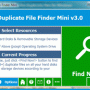 Duplicate File Finder Mini 7.0 screenshot