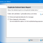 Duplicate Outlook Items Report 4.21 screenshot