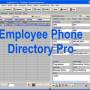 Employee Phone Directory Pro 3.2b screenshot