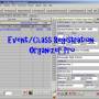 Event/Class Registration Organizer Pro 3.2b screenshot