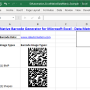 Excel Data Matrix 2D Barcode Generator 2023 screenshot