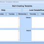 Excel Weekly Meal Planner Template Software 7.0 screenshot