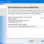 Export Addresses to Auto-Complete Files 4.20 screenshot