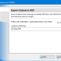 Export Outlook to PDF 4.21 screenshot