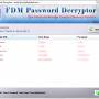 FDM Password Decryptor 5.5 screenshot