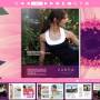Flash Flip Album with Pink Flower Theme 1.0 screenshot