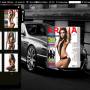 Flash flip book theme of Monochrome Cars 1.0 screenshot