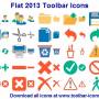 Flat 2013 Toolbar Icons 2013.2 screenshot