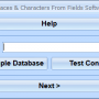 FoxPro Remove Text, Spaces & Characters From Fields Software 7.0 screenshot