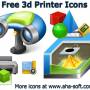 Free 3d Printer Icon Set 2014.1 screenshot